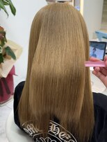 ロンドルピナス 小倉(Lond Lupinus)&nbsp;ミディアムヘア暗めカラー/デザインカラー/フェイスフレーミング