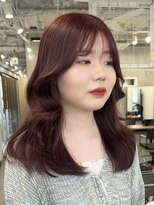 キラ 原宿(KILLA)&nbsp;ブリーチなしダブルカラー/チェリーレッド/ローレイヤー/原宿