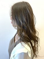 アンダーバーホワイト 広島 本通店(_WHITE)&nbsp;赤み消しオリーブ【ブリーチ無しWカラー】