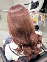 ラック(LUCK)&nbsp;ピンクブラウン/船橋/くすみベージュ/細めハイライト