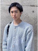 mowen &nbsp;メンズ　スパイキーショート　ネイビーブルー