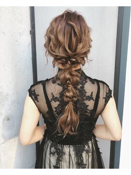 フィルム(FILM) 【FILM村田】大人の編み下ろしお呼ばれアレンジ/ヘアアレンジ