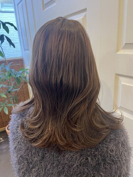 巻ける縮毛矯正×ショコラベージュ