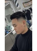 フェード×リバースパーマ