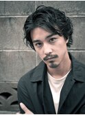 Azule/メンズパーマ/センターパート