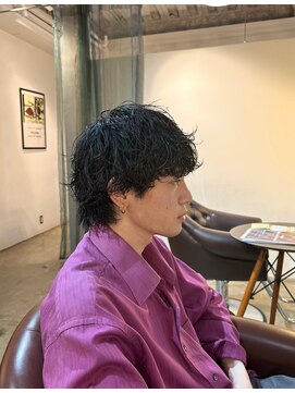 ビハインドザカーテン(BEHIND THE CURTAIN) 【癖毛風パーマ】メンズマッシ