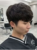 横浜シャドウパーマ緩めスパイラルパーマッシュ強め緩めウルフ