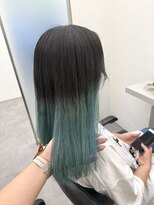 ゴウトゥデイシェアサロン 町田店(GO TODAY SHAiRE SALON)&nbsp;グラデーションアクアブルー【町田】