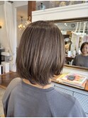 グレージュボブ