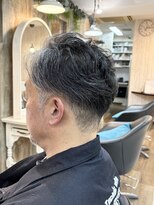 ブレス ヘアアンドスパ 湘南台(bless hair spa)&nbsp;men's×gray メンズスタイル