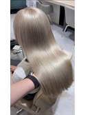 髪質改善　透明感カラー　レイヤー