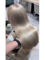 ボンドストーリー 那覇おもろまち店(Bond Story)&nbsp;髪質改善×ホワイトベージュ