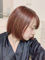 ルッソリベラ 池袋(Lusso libera)&nbsp;ひし形ショートボブ/ハッシュカットボブ/30代/40代/50代