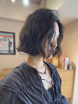 サンクス イース(SANKS . iisuu)&nbsp;wave perm bob