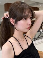 アオアクア バイ ジルブラン 新越谷店(AOAQUA by JIL BLAN)&nbsp;ワンカラー/レイヤーカット/顔周りカット