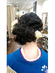 成人式ヘアセット