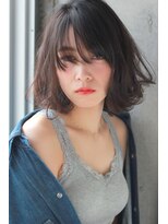 ドアベルヘアリビング(Door Bell hair Living)&nbsp;ミディアムボブ×外国人風ボブ×タンバルモリ