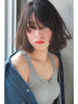 ドアベルヘアリビング(Door Bell hair Living) ミディアムボブ×外国人風ボブ×タンバルモリ