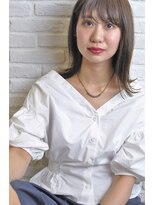 ネウィ ハウオリ 札幌駅前(newi hau'oli)&nbsp;ミディアム×ナチュラル外ハネ