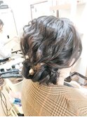 ウェーブ結婚式アップアレンジ【ヘアアレンジ 立川/立川南口】