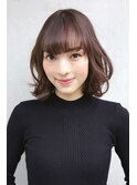 笑顔可愛いパーマスタイル