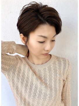 トルチェ(toRtue) ハンサムショート　× かきあげマッシュ