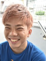 トレイス(trace)&nbsp;アップバング　ワイルドツーブロックハイトーン