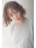 レジュアル(RESSUAL) イヤリングカラー ボブ 大人かわいい フェザーバング