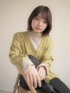 ジュール 池袋(Joule) ミディアムヘア/ショコラベージュ/ボブルフ/池袋