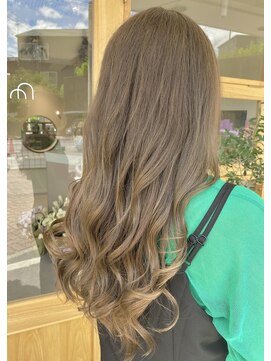 モカヘアー(mocha hair) カーキベージュ