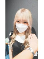 ボアップ 松山店(boappu) #プルエクステ#エクステ#ハイトーン#ブロンド#ホワイトベージュ