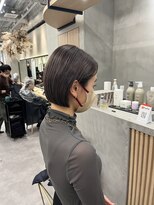 ロンドプロフィール 浦和(Lond profil) 【ワンランク上のボブ】切りっぱなしボブペールベージュ【浦和】