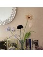 ラフィス ヘアー ピーチ 岡山店(La fith hair peach) お花可愛い、、、！