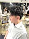 ビジネスヘアツイストスパイラルパーマメンズツイストパーマ