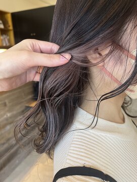 イーハトーヴ(IHATOV) イヤリングカラー　シルバー×ピンク/ベビーピンク