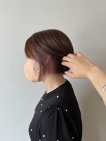 トラッド(TRAD) 馴染むピンクブラウンイヤリングカラー