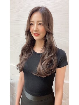 アナ ラーナ(Anna Lanna) ローズブラウンカラーの韓国ヘア*森本ひろか*