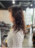 20代30代40代イメチェン似合わせカットレッドブラウンミディアム