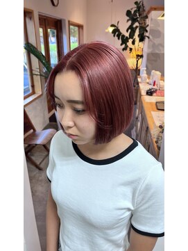 ヘアーデザインサロン スワッグ(Hair design salon SWAG) cherry red