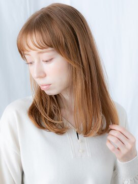 ドクターズ サロン ラブ(Dr's Salon LAB) オン眉で大人可愛いハイトーンワンカールh古河10代20代30代