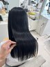 【梅雨の広がり褪色はこれで決まり】カット+ケアカラー+髪質改善縮毛矯正