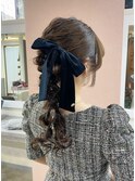 【大人こなれ感】特別な日のヘアセット/ツインポニーテール