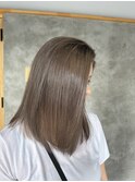 モノトーングレージュカラー#透明感カラー/髪質改善