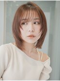 ボブ 顔周りレイヤー