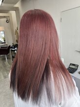 グレイス ヘア デザイニング(GRACE hair designing) ピンクベージュカラー