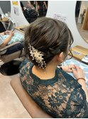 結婚式お呼ばれヘア