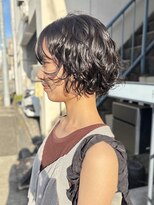 ヘアー アイス 御器所本店(HAIR ICI)&nbsp;大人かわいいボブパーマレイヤーカット