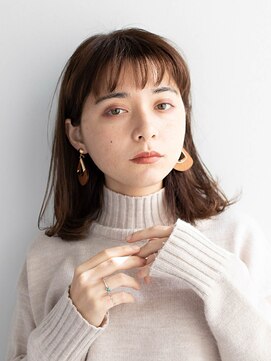 ゆるふわミディアム/ラベンダーブラウン