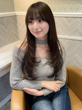 ロンド 銀座(Lond) ★Shina/黒髪ココアベージュ小顔レイヤー髪質改善縮毛矯正48