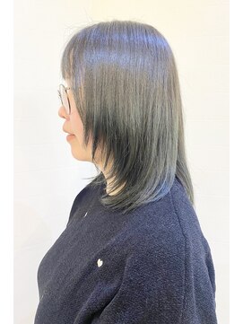 モリオ フロム ロンドン 成増店 【morio成増/一戸】顔周りレイヤーミディオリーブカラー